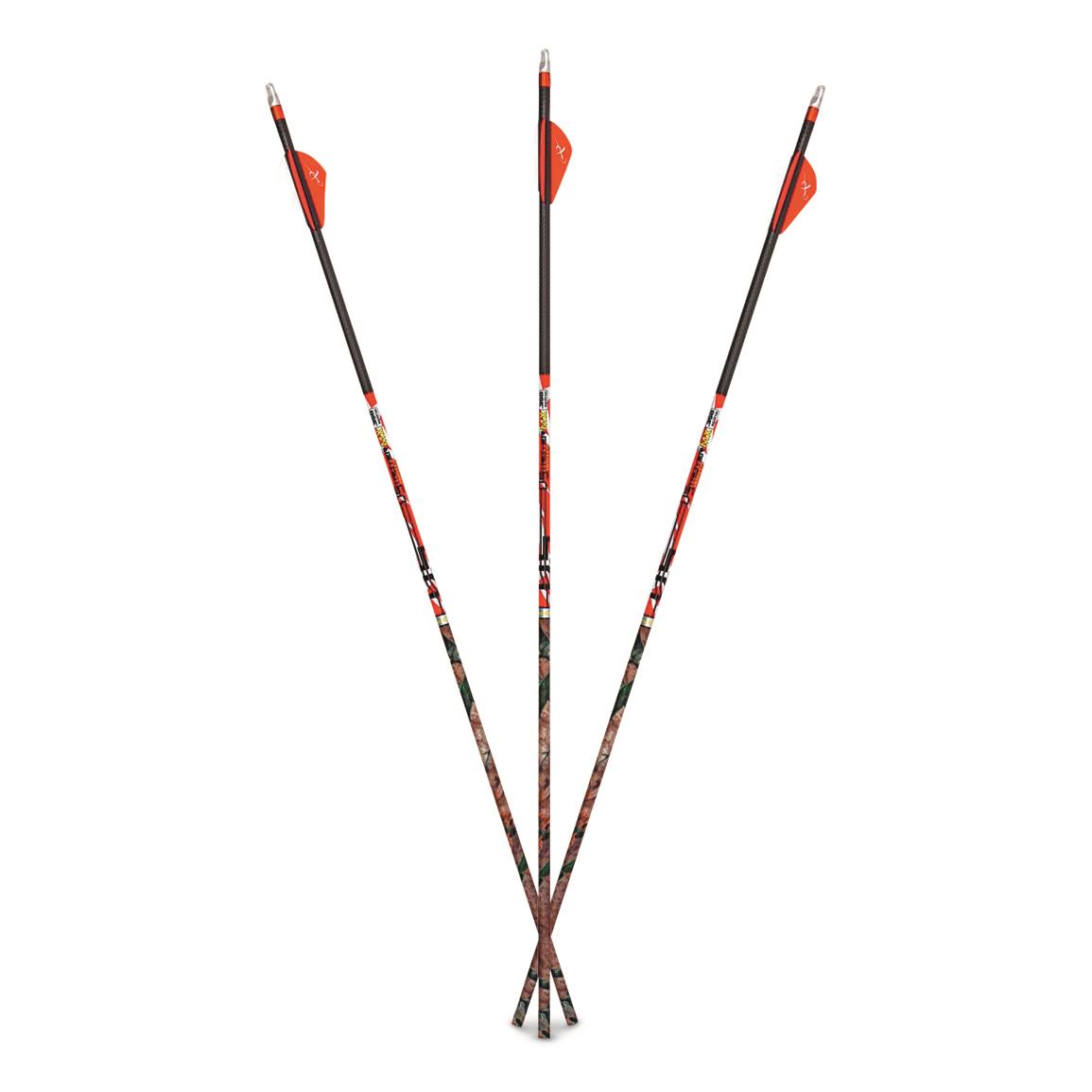 Carbon Express D-Stroyer MX Hunter Fletched Arrows, 6 Pack