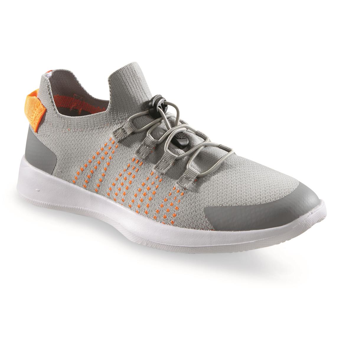 frogg toggs Men's Clipper Stretch Knit Shoes, Gray