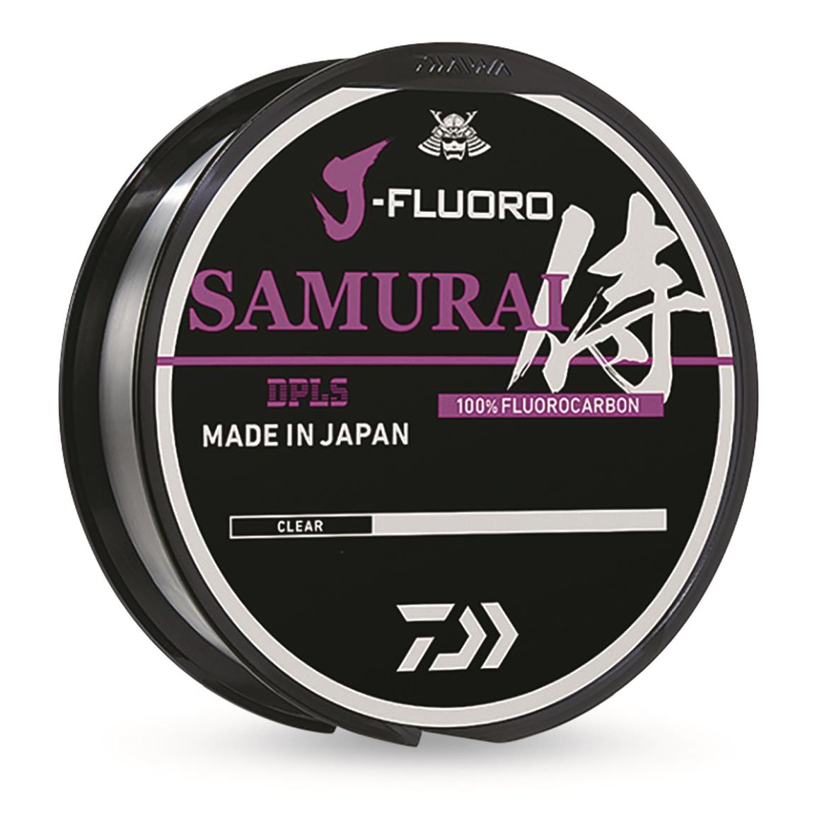 Daiwa J-Fluoro Samurai Fluorocarbon Fishing Line, 220 Yards