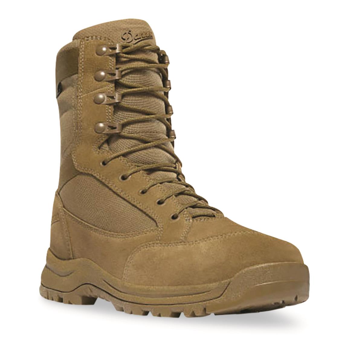 Danner Men's Tanicus 8" Side-Zip Composite Toe Tactical Boots, Coyote