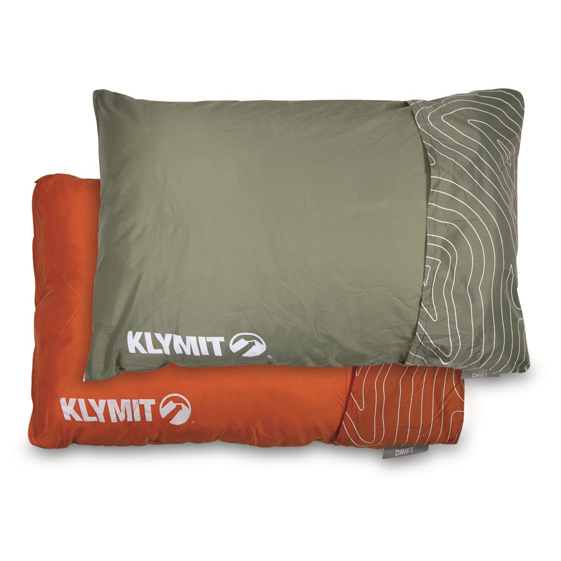 Klymit Drift Camp Pillow, Regular & Large