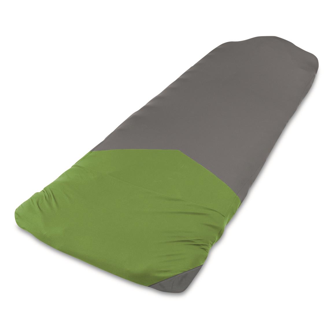 Klymit V Sheet Sleeping Pad Cover, Green/Gray