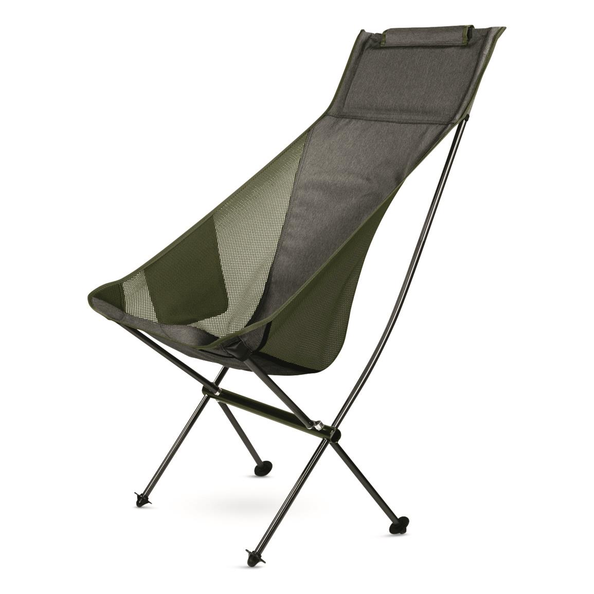 Klymit Ridgeline Camp Chair, Gray