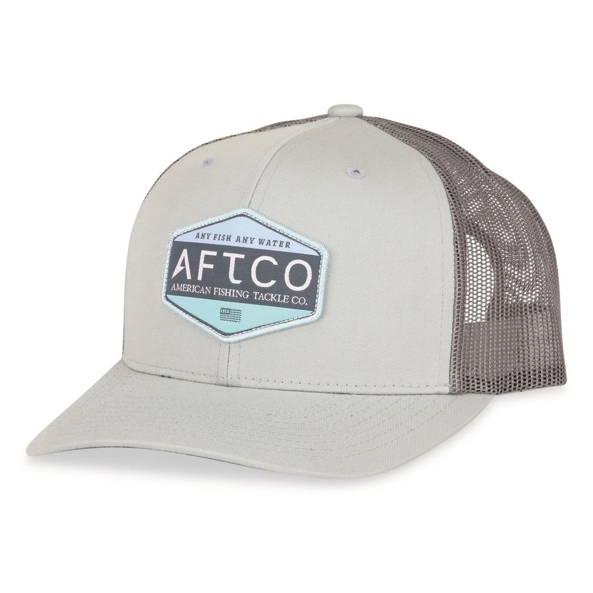 AFTCO Men's Transfer Trucker Hat, Silver