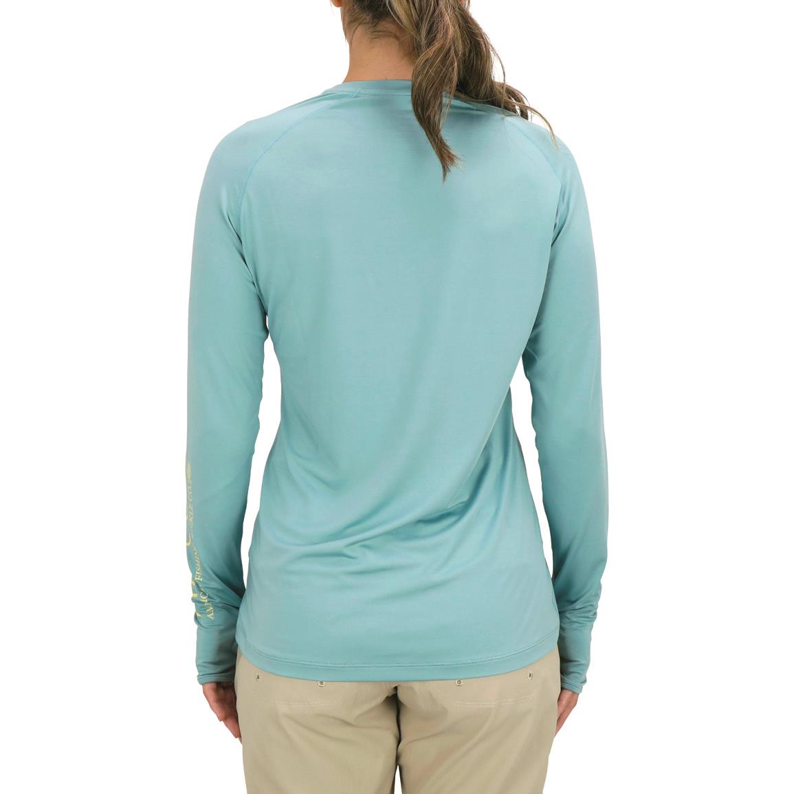 Huk Women's Marlin Palm Horizon Double Header Long-Sleeved Performance Shirt  - 725103, Shirts & Tops at Sportsman's Guide