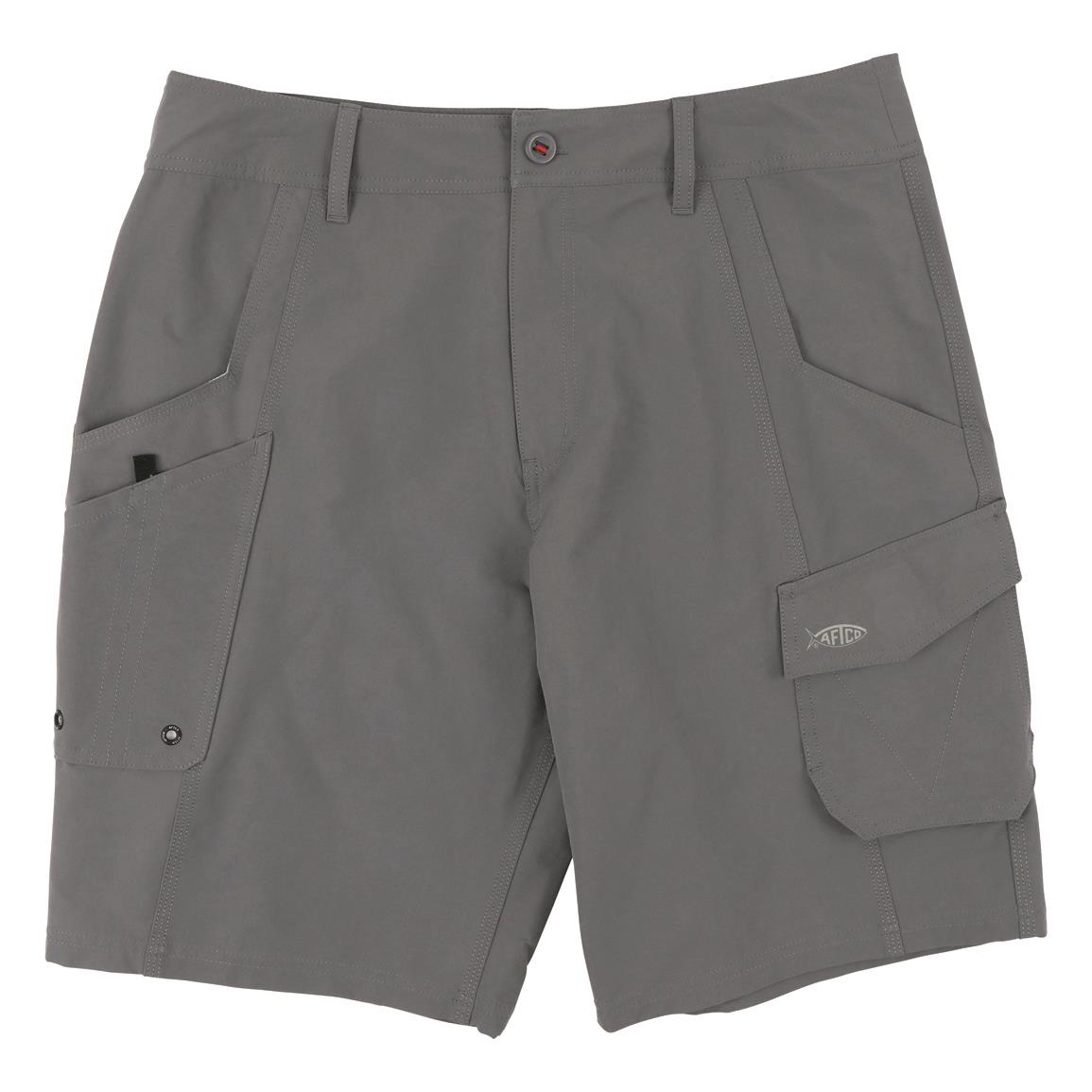 AFTCO Stealth Fishing Shorts, Charcoal