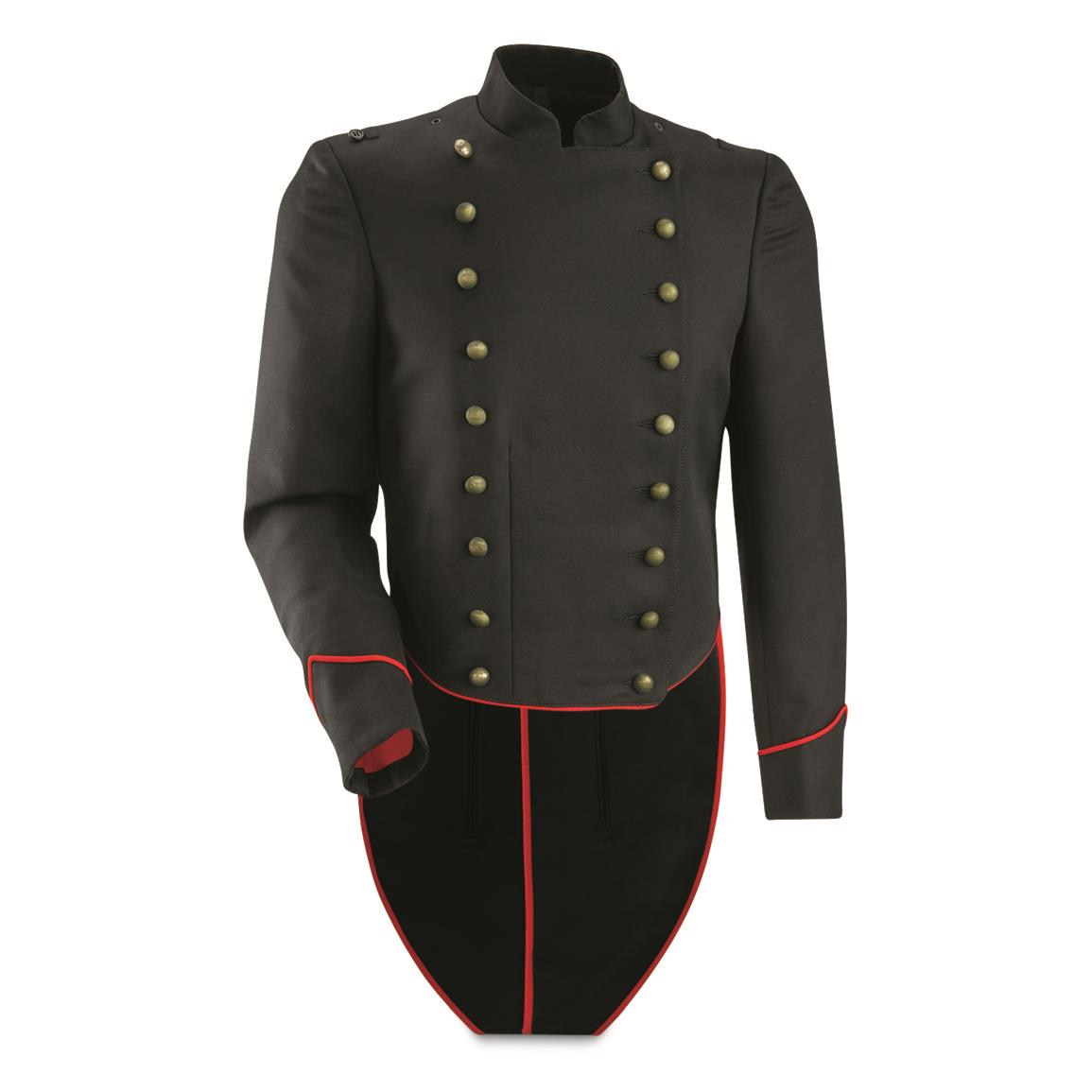 Italian Carabinieri Police Surplus Wool Parade Jacket, New, Black
