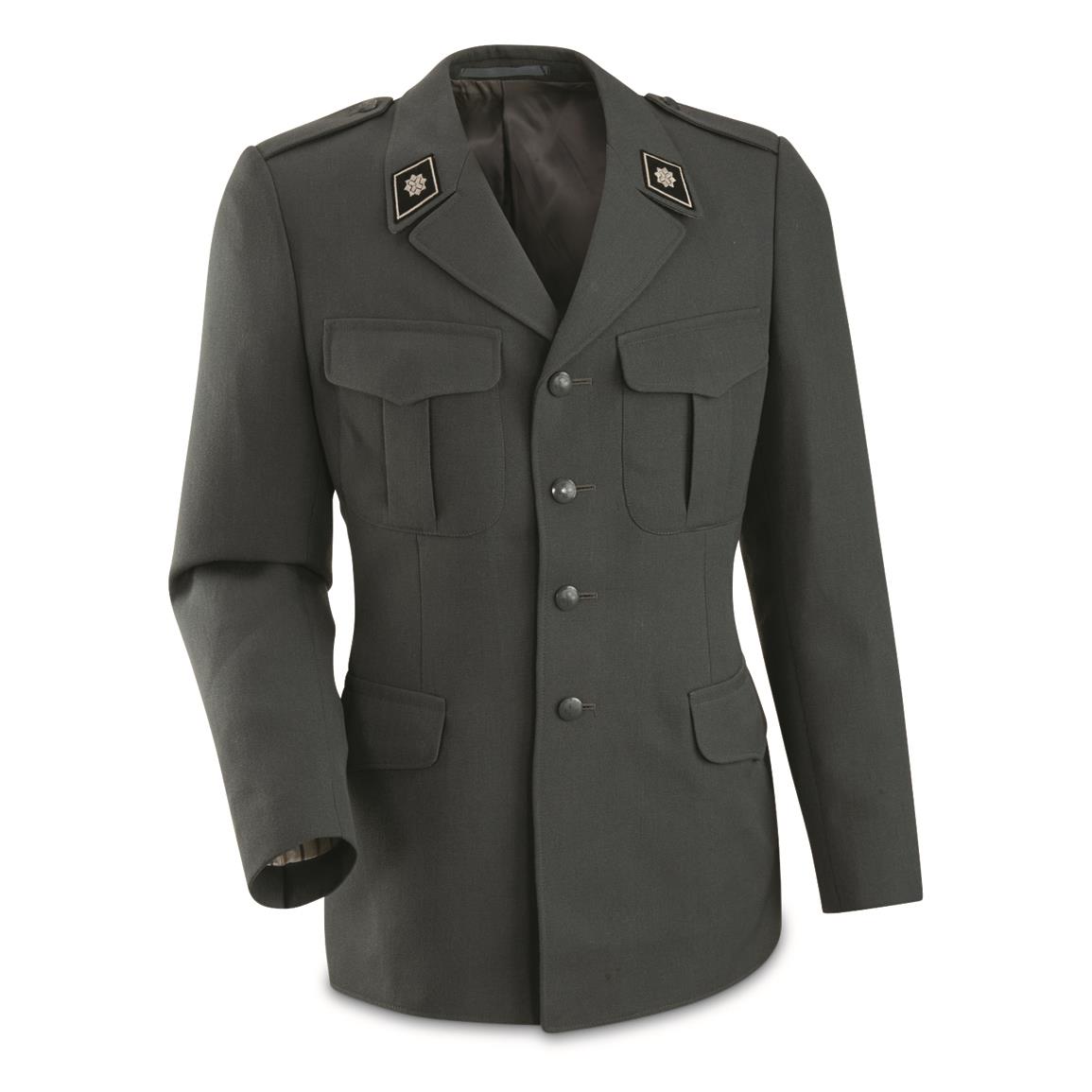Swiss Military Surplus Dress Jacket, Used, Olive Drab