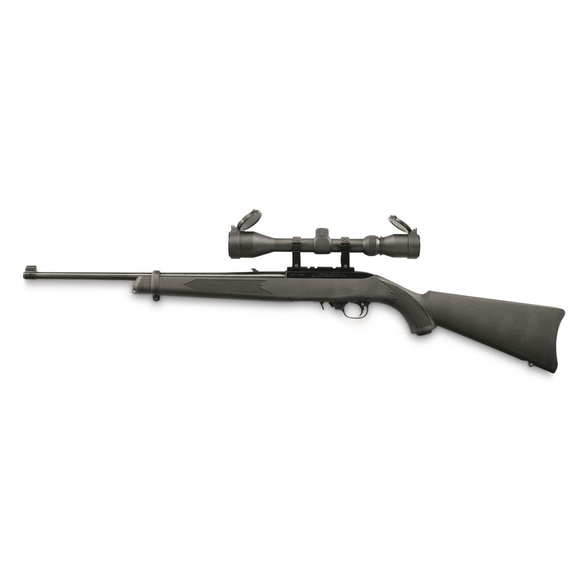 Ruger 10/22 Carbine, Semi-Automatic, .22LR, 18.5" BBL, 10+1 Rds., AimSports 3-9x40mm Scope