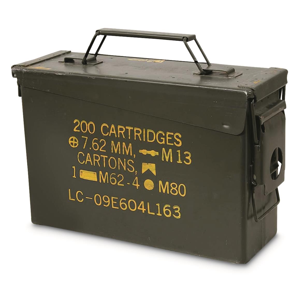 U.S. Military Surplus M19A1 .30 Caliber Ammo Can, Like New