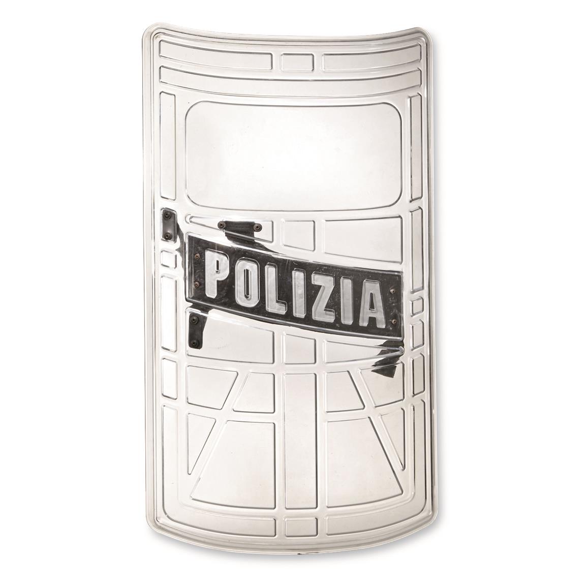Italian Police Surplus Riot Shield, Used