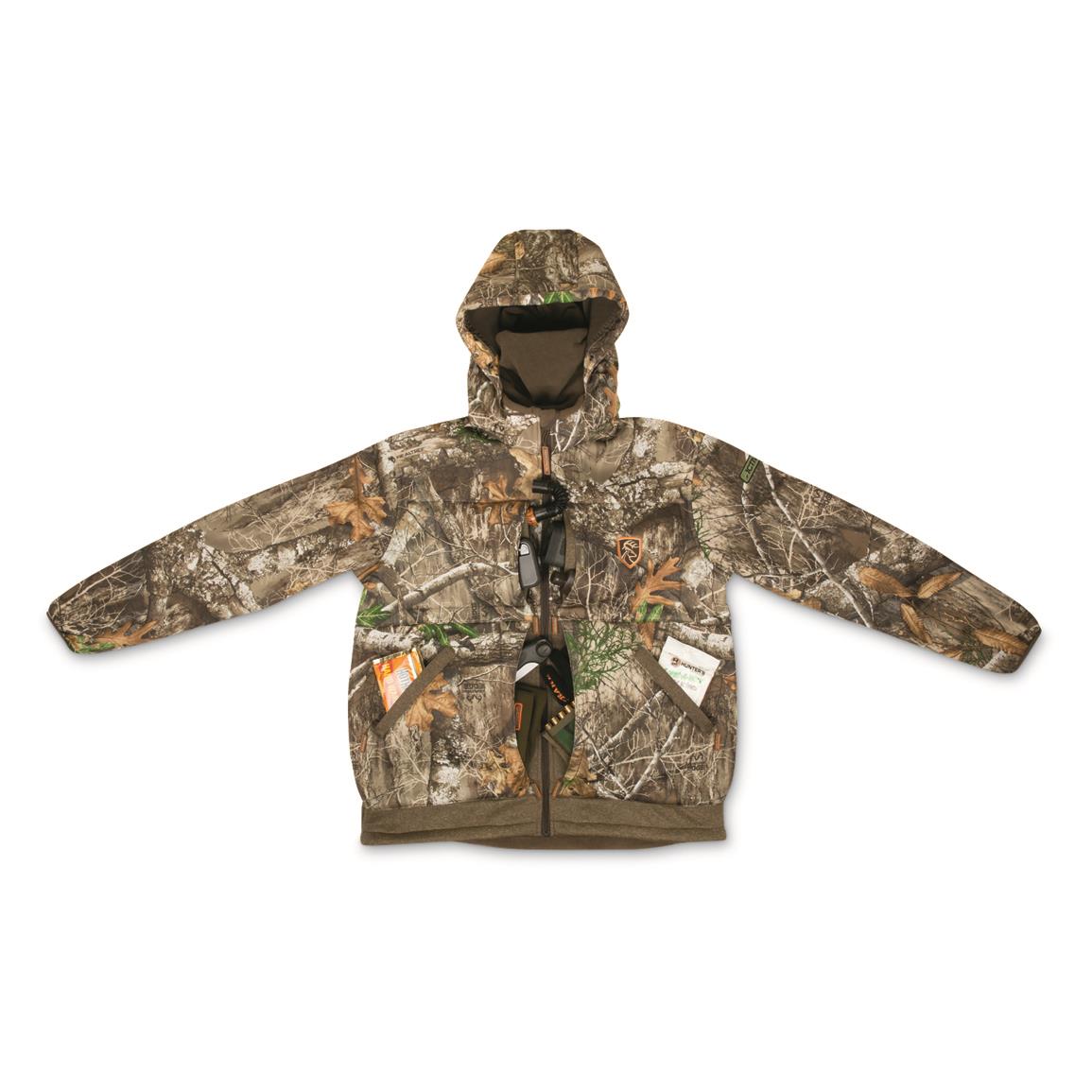 Drake Non-Typical Men's Stand Hunter's Silencer Jacket with Agion Active XL, Realtree EDGE™