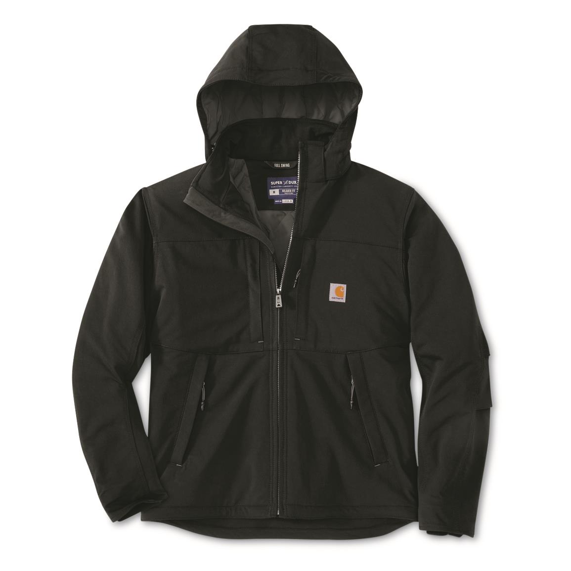 Carhartt Men's Super Dux Relaxed Fit Insulated Jacket, Black