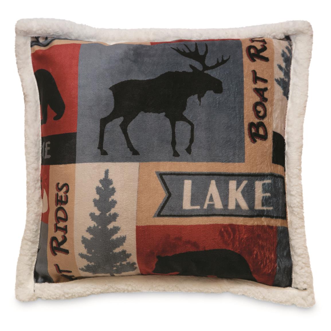 Carstens Inc. Lake Throw Pillow