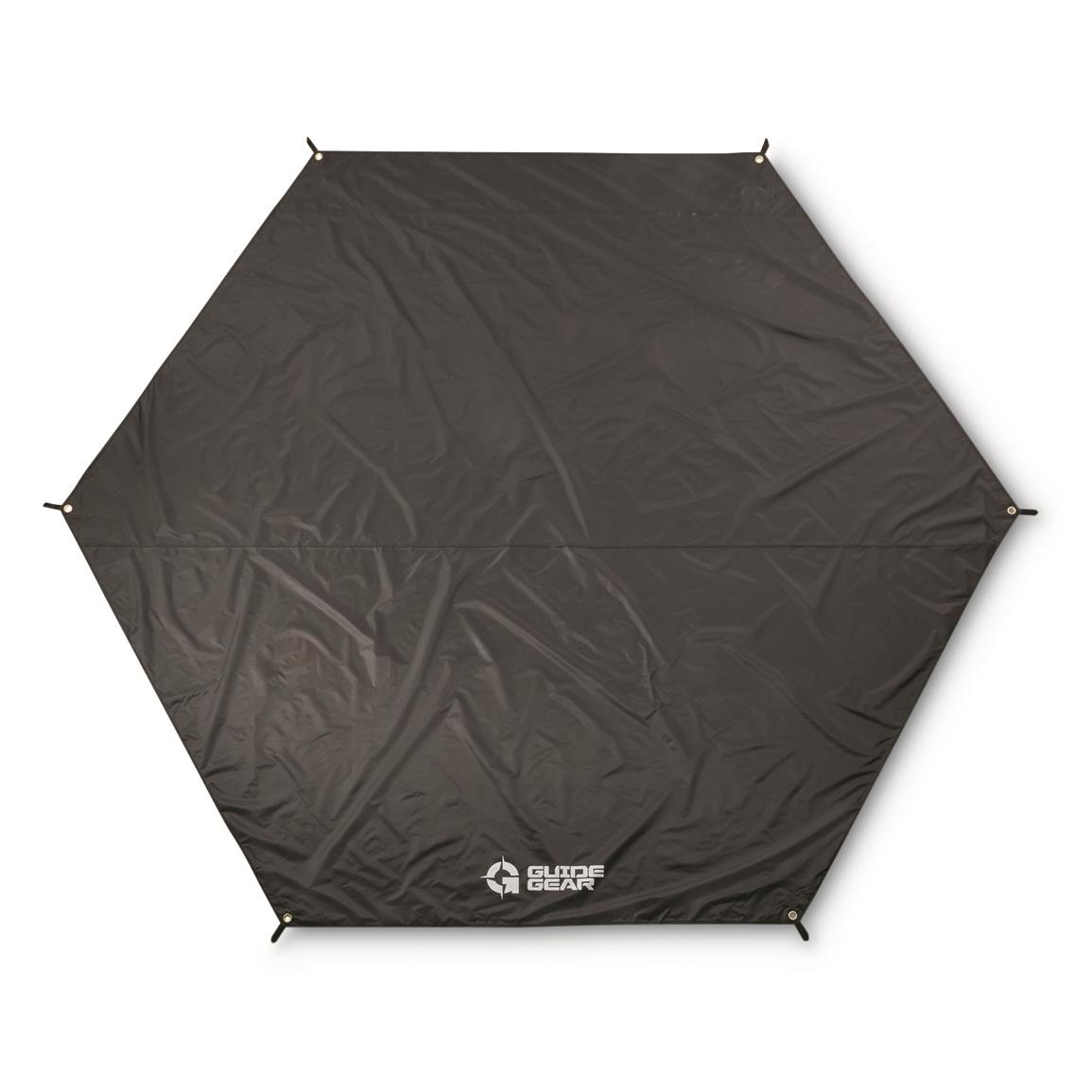 Guide Gear 6-sided Hex Screen House, Tent Floor