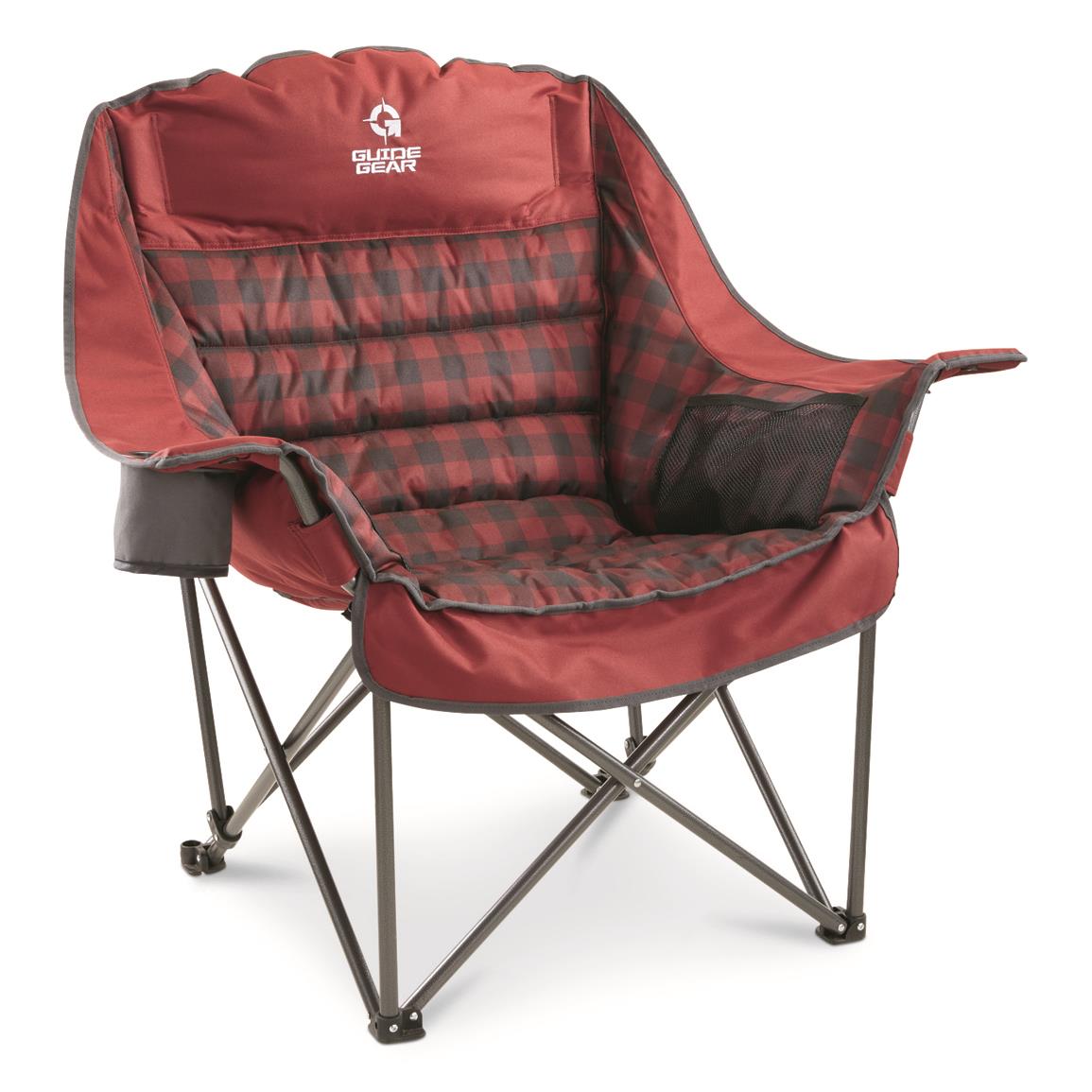 Guide Gear Oversized XL Comfort Padded Camping Chair, 400lb. Capacity