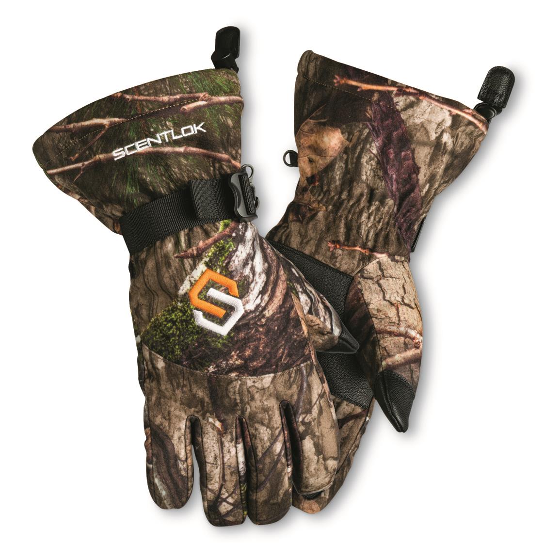 ScentLok Men's Waterproof Insulated Gloves, Mossy Oak® Country DNA™