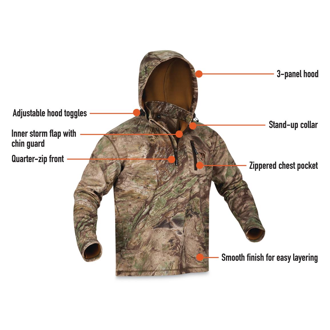 Arcticshield Men S Prodigy Vapor Pullover Jackets At