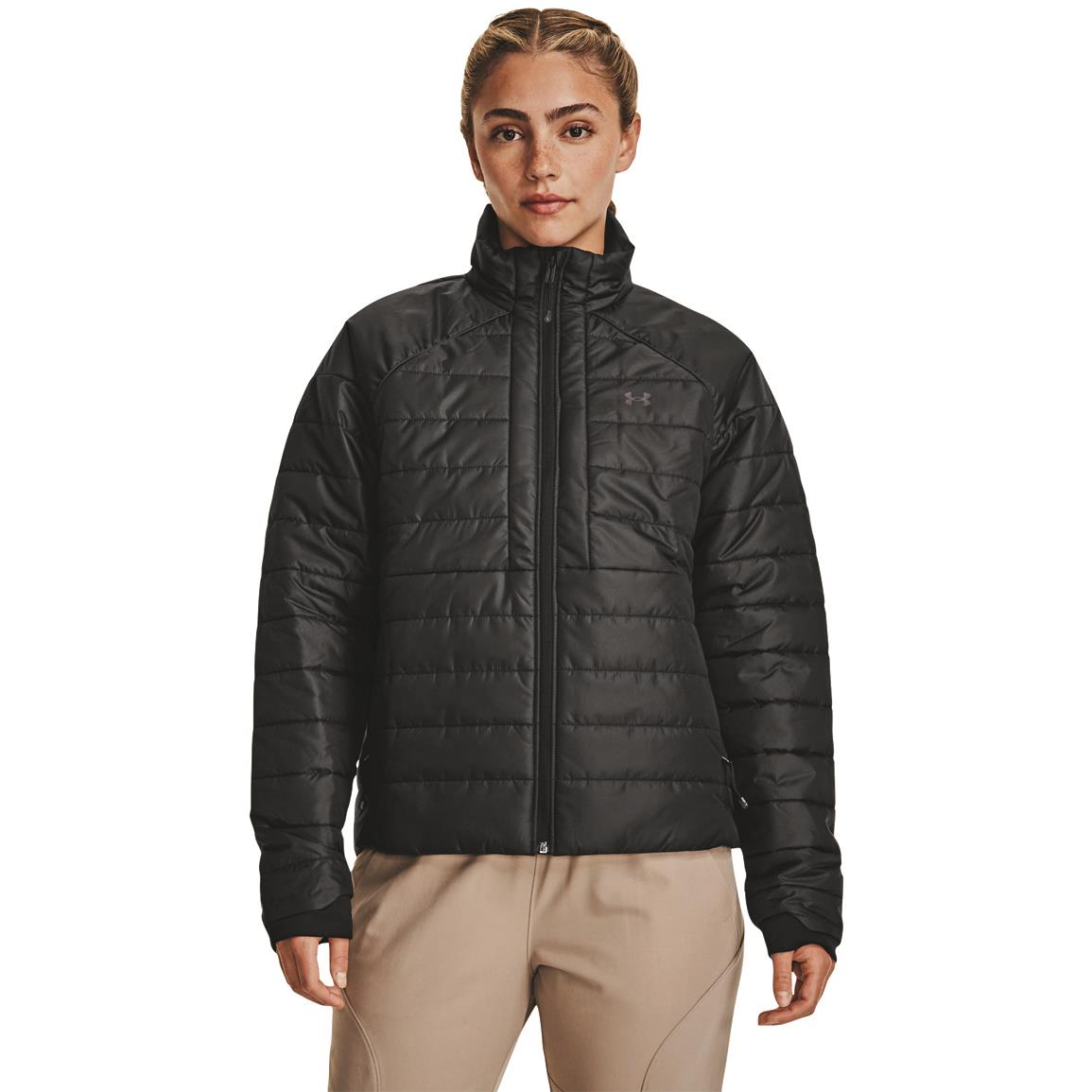 Under Armour Women's Storm Insulated Jacket, Black/ Jet Gray