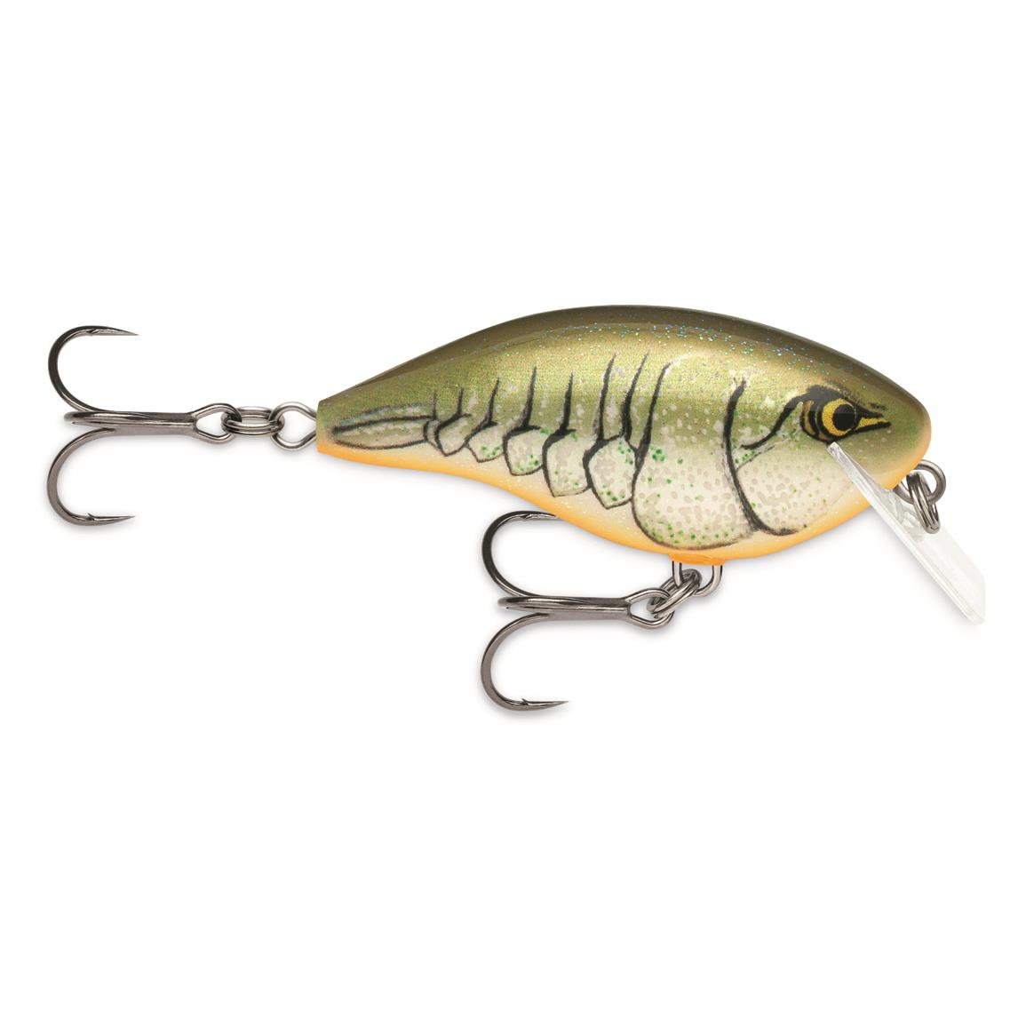 Rapala Ott's Garage Rocco Squarebill Crankbait - Chartreuse Rootbeer Crawdad - 2-1/2″ - 3/8 oz.