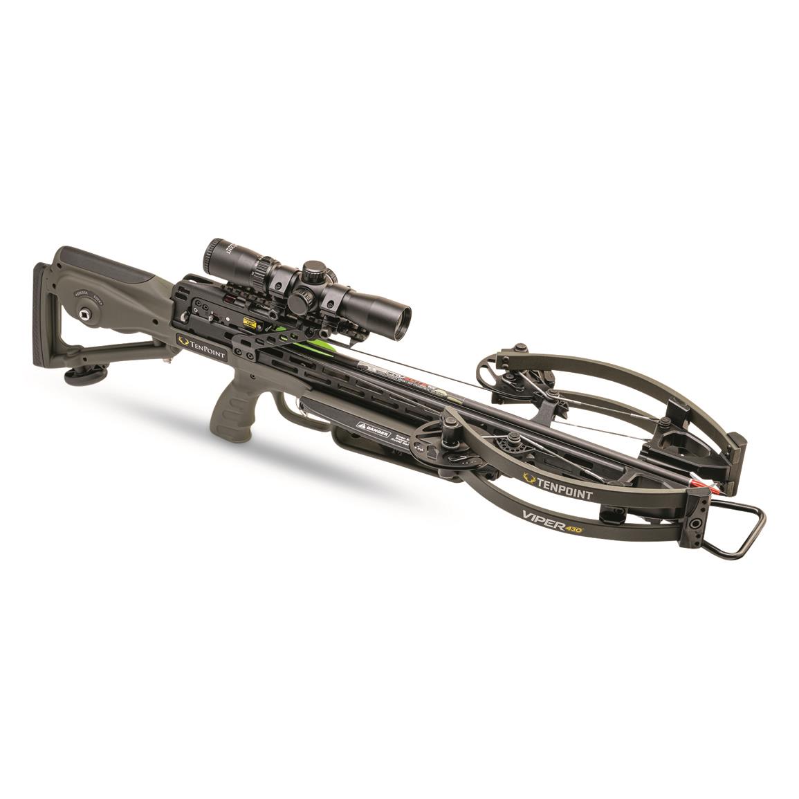 TenPoint Viper 430 Crossbow Package, Moss Green