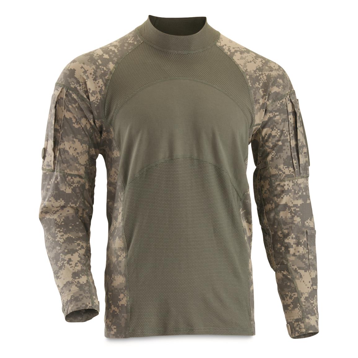 U.S. Military Surplus Massif ACU Army Combat Shirt, New, ACU