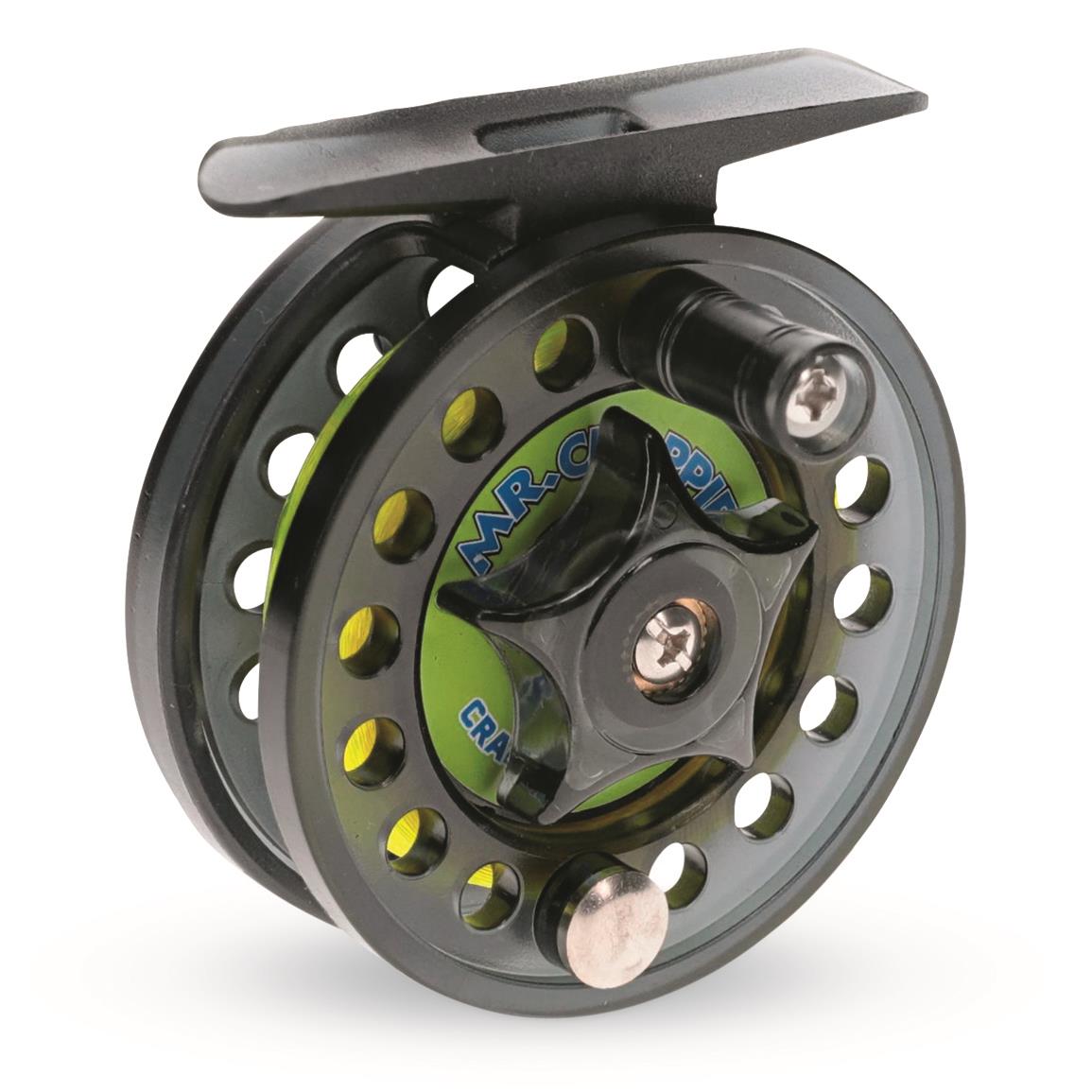 Mr. Crappie Crappie Thunder Jigging Reel, Pre-spooled with 6-lb. Line