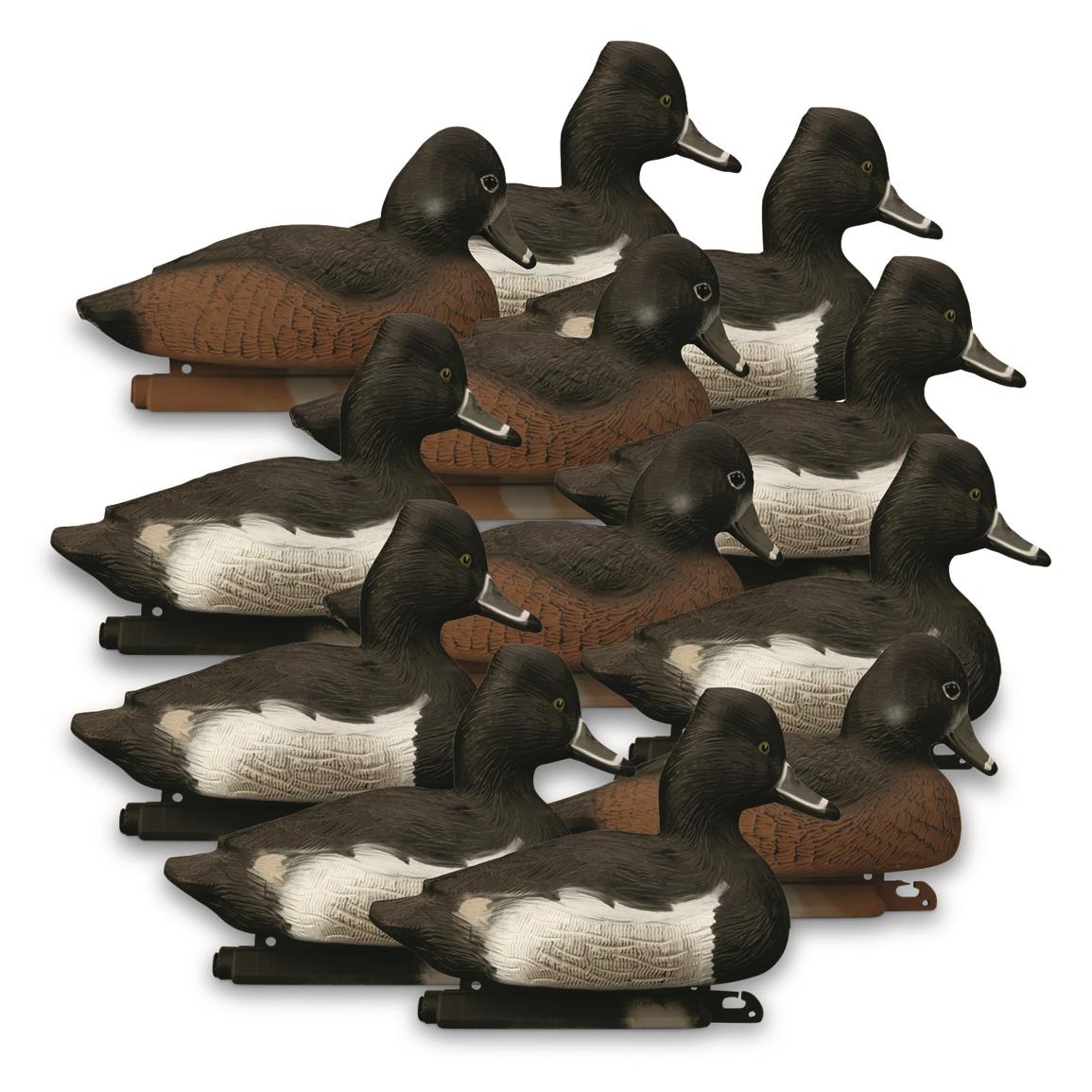 Higdon Standard Ringneck Duck Decoys, 12 Pack