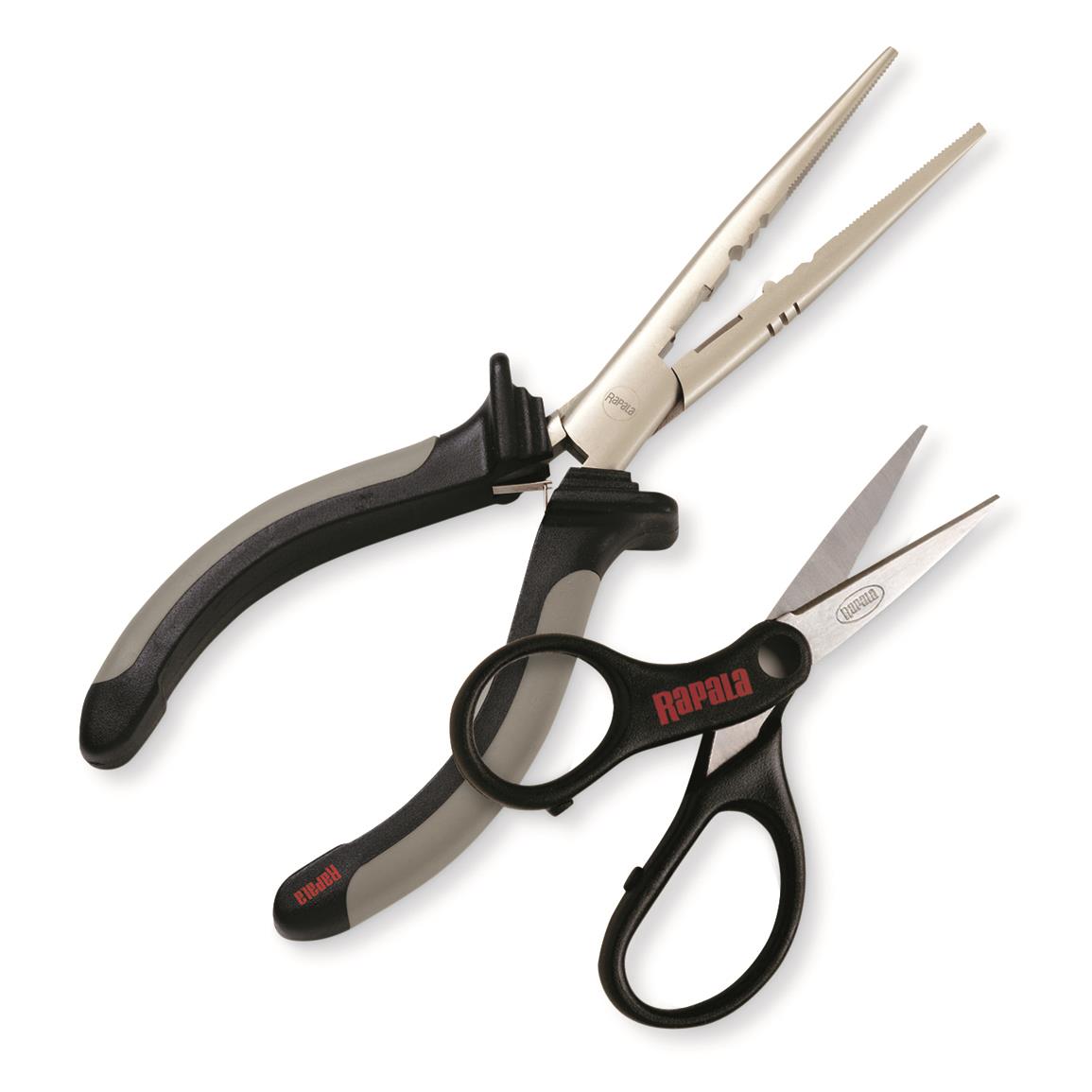 Rapala Pliers and Super Line Scissors Combo - 732993, Fishing Tools at  Sportsman's Guide