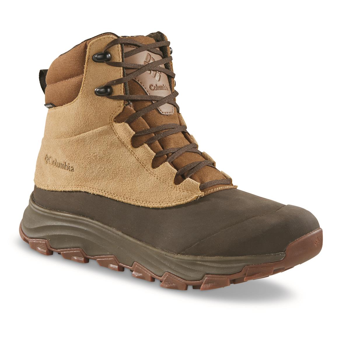 Columbia Expeditionist Shield Insulated Boots, 200 Gram, Curry/light Brown