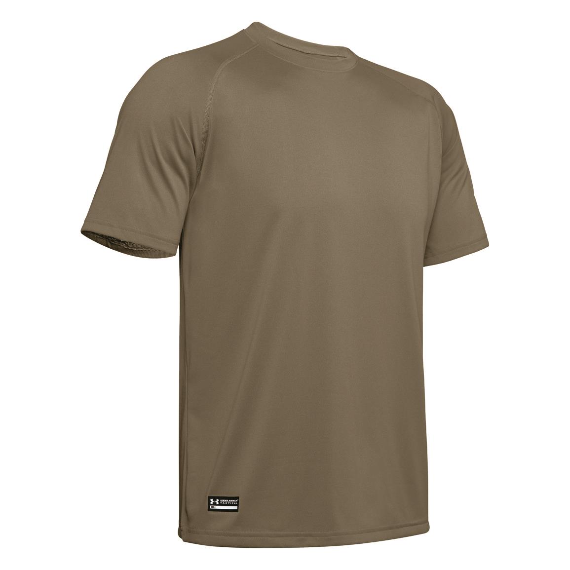 Under Armour Men's Tactical Tech Short Sleeve T-Shirt, Federal Tan / None