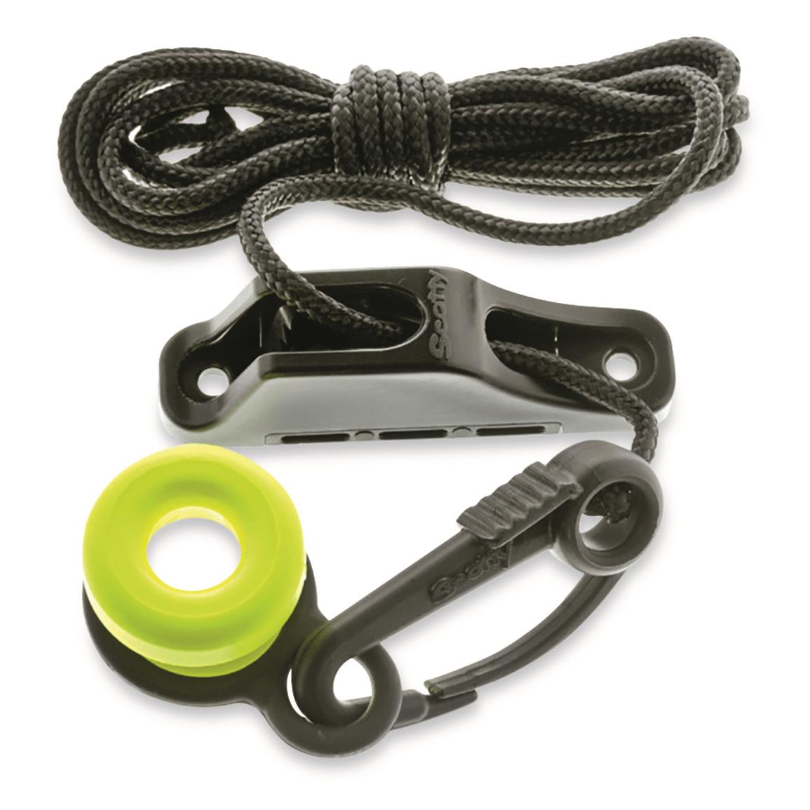 Scotty Downrigger Weight Retriever with Snap, Fairlead Cleat and 78” of  Cord - 733153, Boat Hardware at Sportsman's Guide