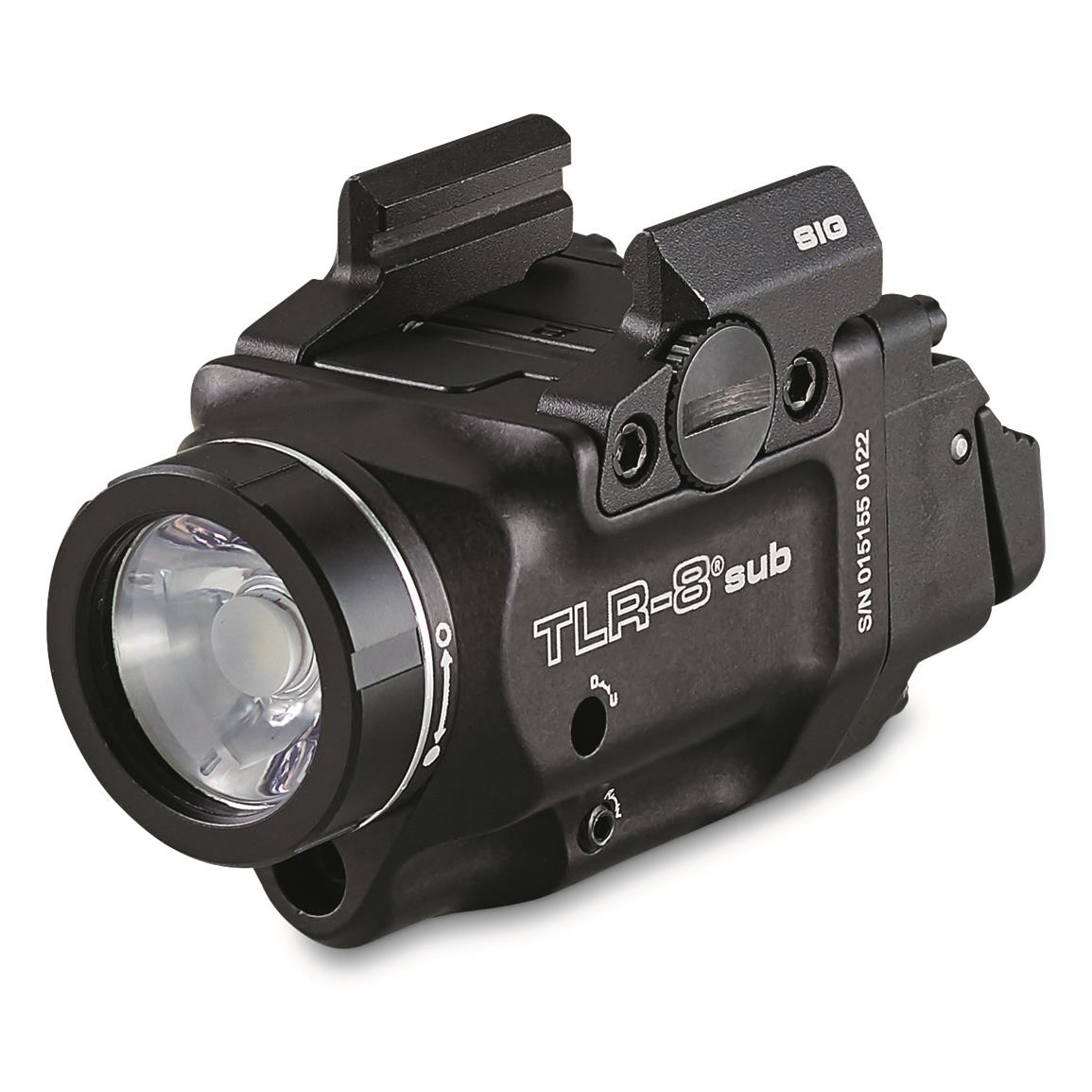 Streamlight TLR-8 Sub Tactical Pistol Light with Red Laser, for SIG SAUER P365/XL
