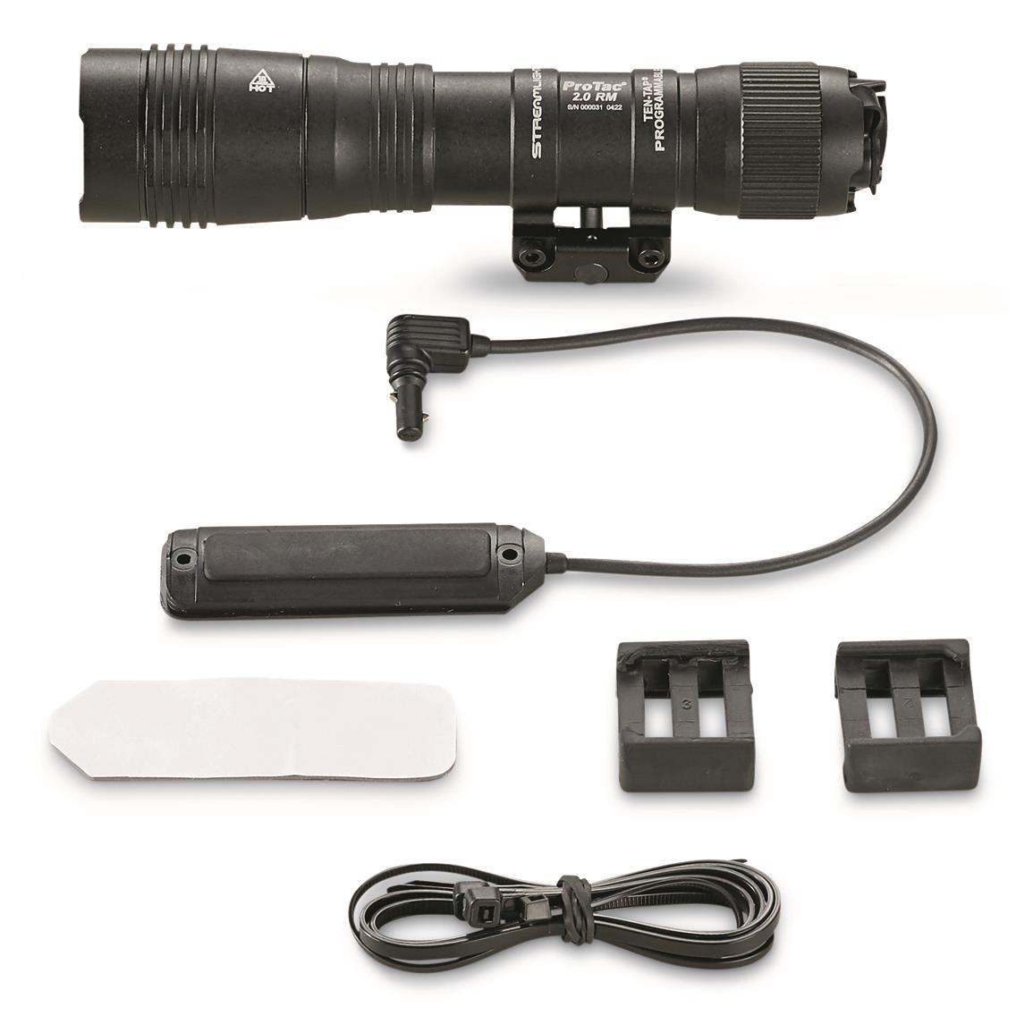 Streamlight ProTac 2.0 Rechargeable Rail-Mount Weapon Light with Remote Pressure Switch