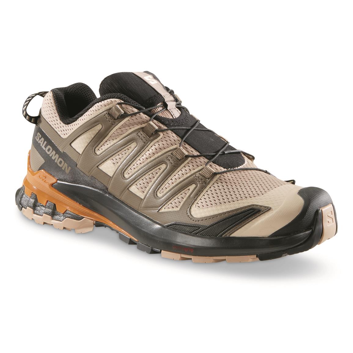 Salomon Men's XA Pro 3d V9 Trail Shoes, Natural/black/sugar Almond