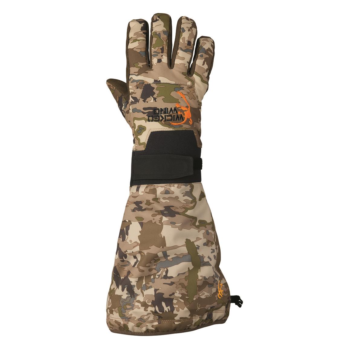 Browning Men's Wicked Wings Decoy Gloves, Auric Camo