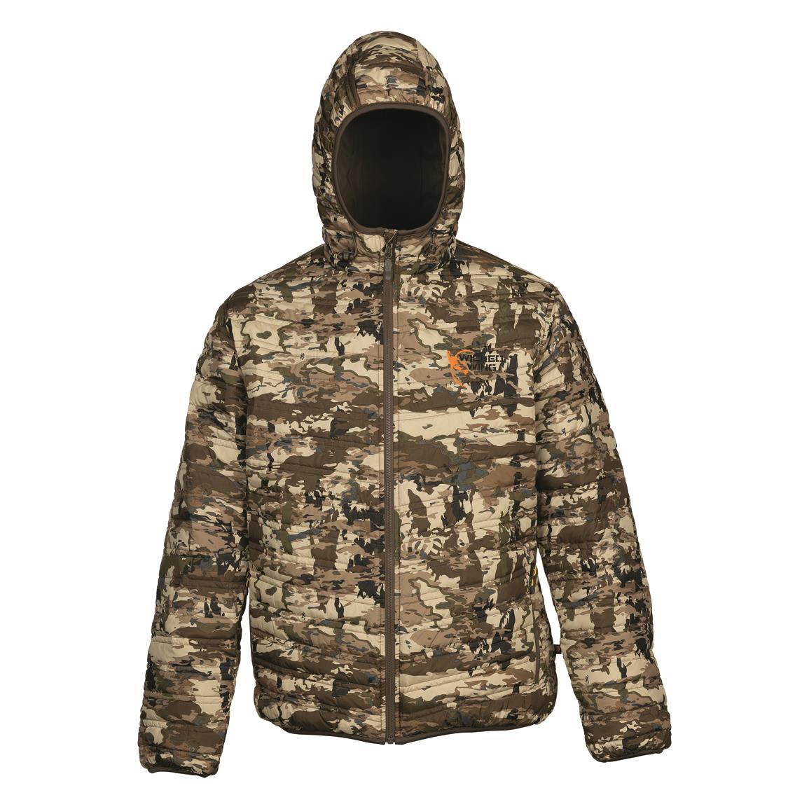 Browning Men's Wicked Wings Hybrid Down Jacket, Auric Camo