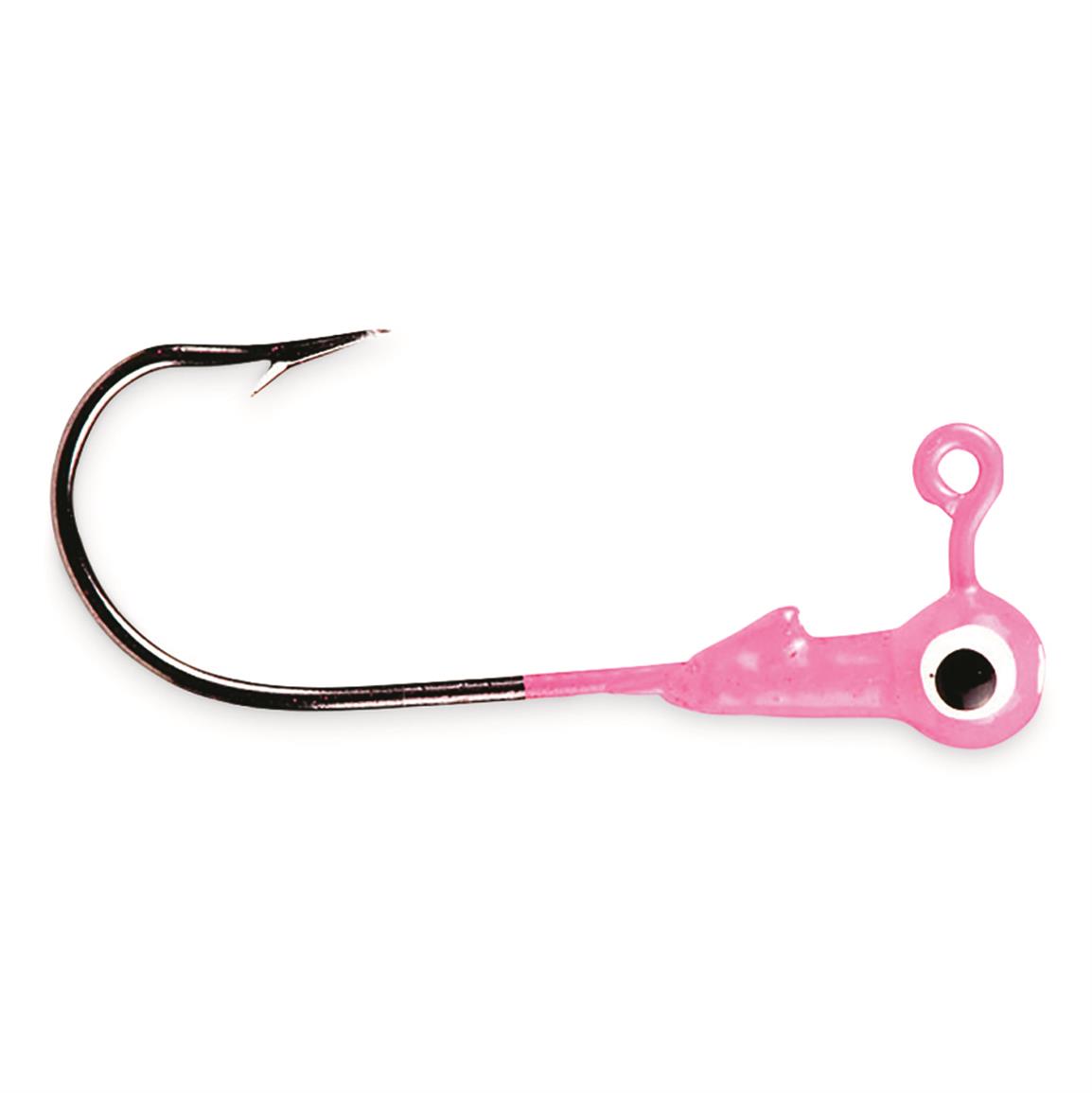 Mr. Crappie Jig Heads, 8 Pack, Pink