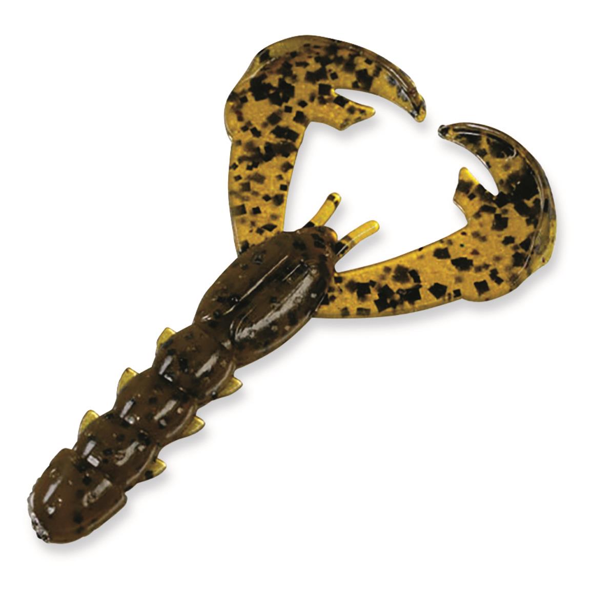 Strike King Rage Tail Baby Craw Soft Bait, Green