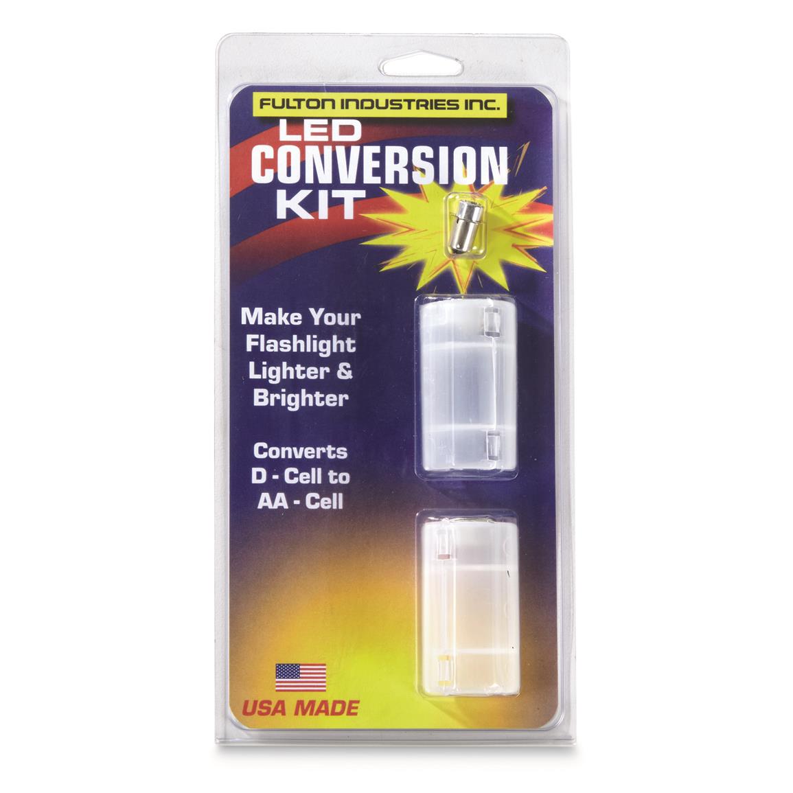 U.S. Municipal Surplus Flashlight LED Conversion Kit, New
