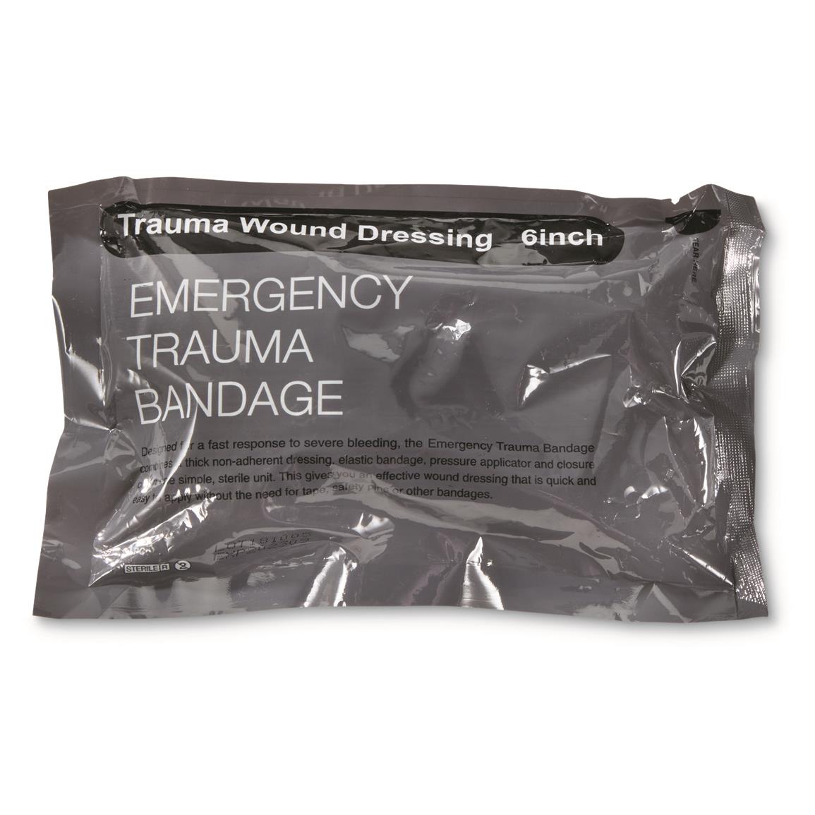 U.S. Municipal Surplus 6" x 70" Trauma Bandage, New