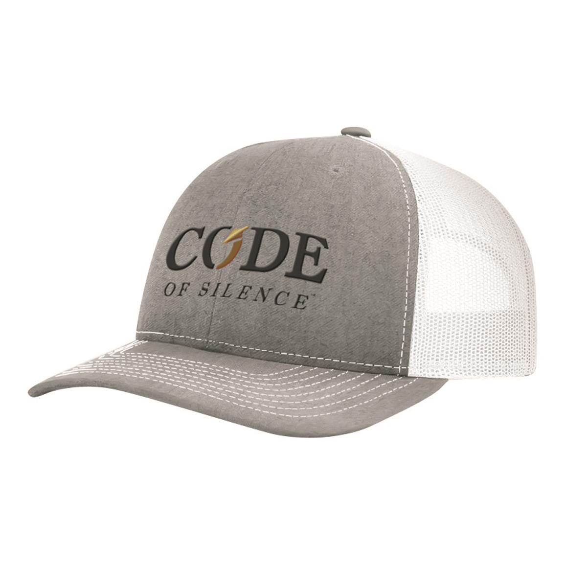 Code of Silence Dialed-In Range Cap, Gray/White