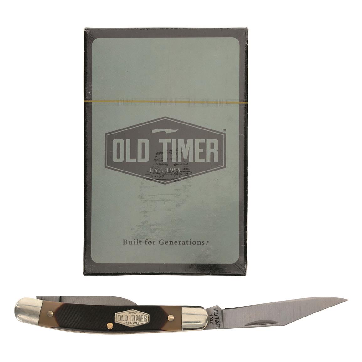 Old Timer Folding Knife with Deck of Cards