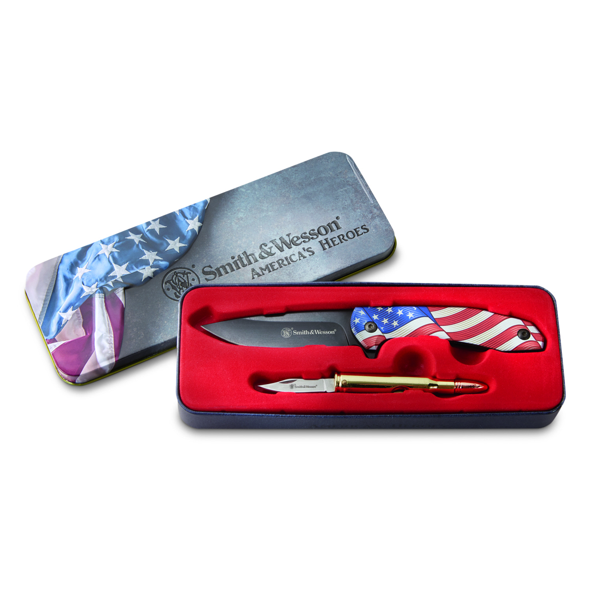 Smith & Wesson America's Heros with .3006 Knife Tin