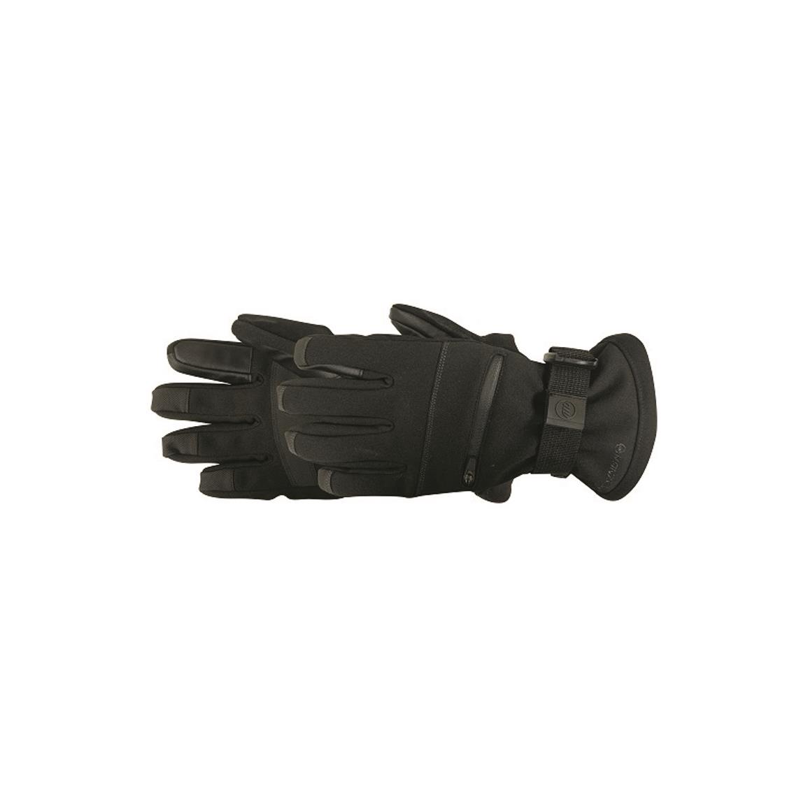 Manzella Men's Everest Touchtip Gloves, Black