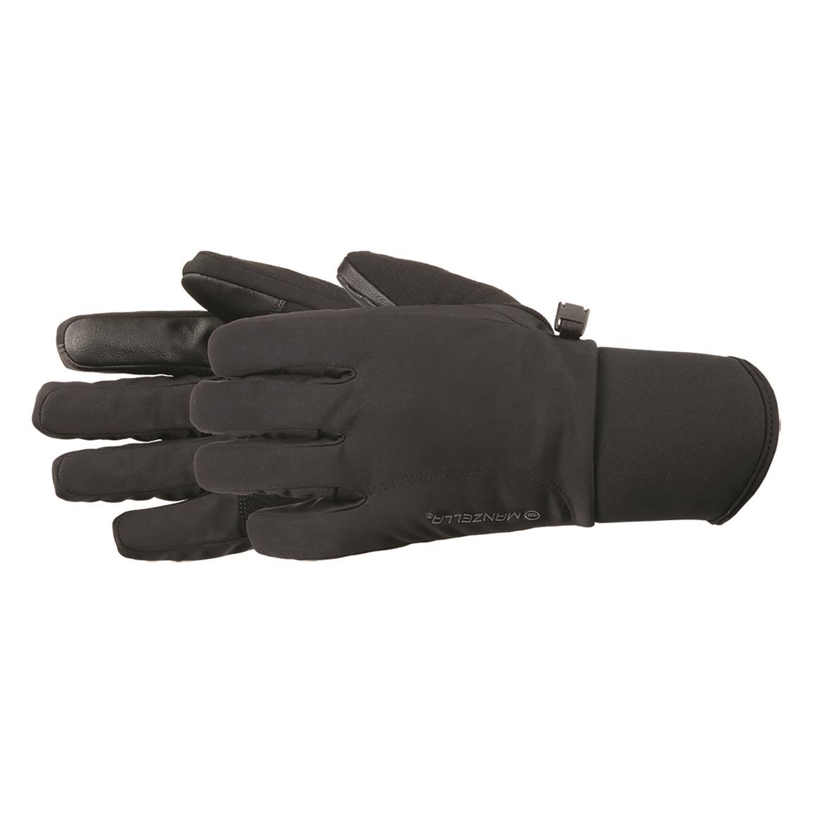 Manzella Women's All Elements 4.0 Ultra TouchTip Waterproof Gloves, Black