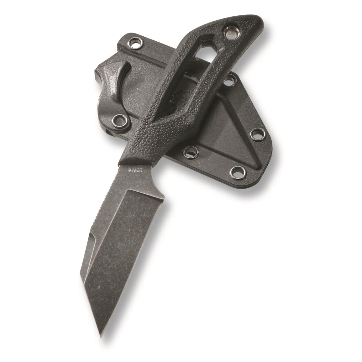 Outdoor Edge Pivot Wharncliffe Knife, Black