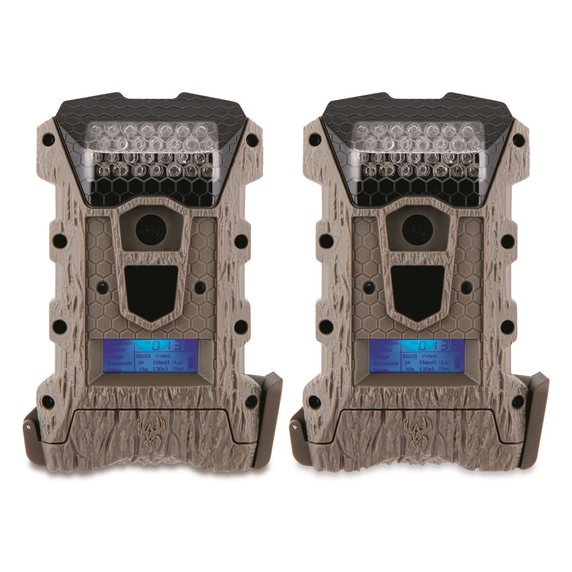 Wildgame Innovations Wraith 18MP Trail/Game Camera Kit, 2 Pack