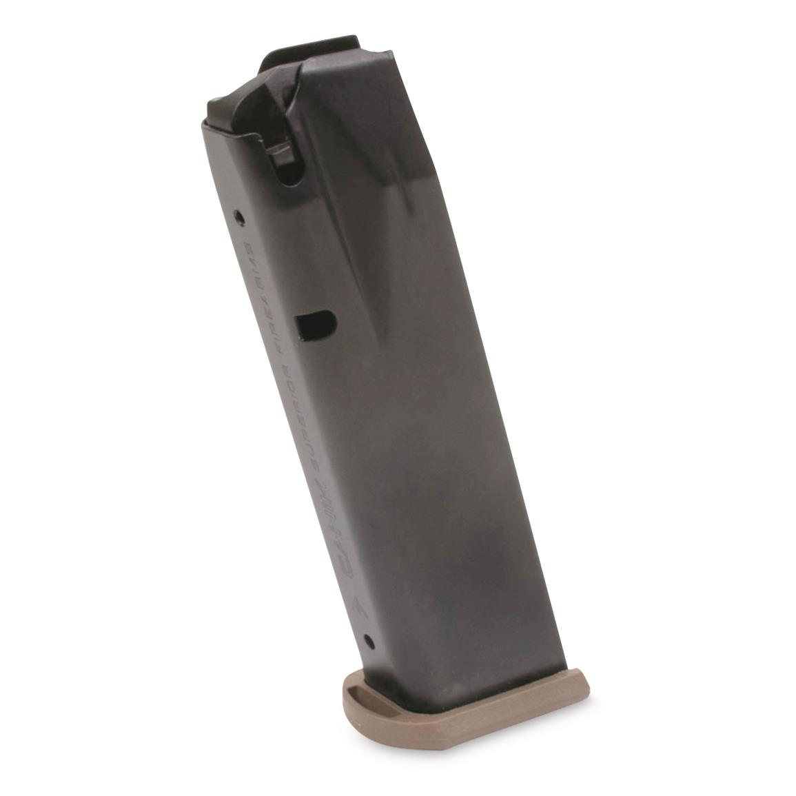 Canik TP9/METE Full Size Magazine with FDE Baseplate, 18 Rounds