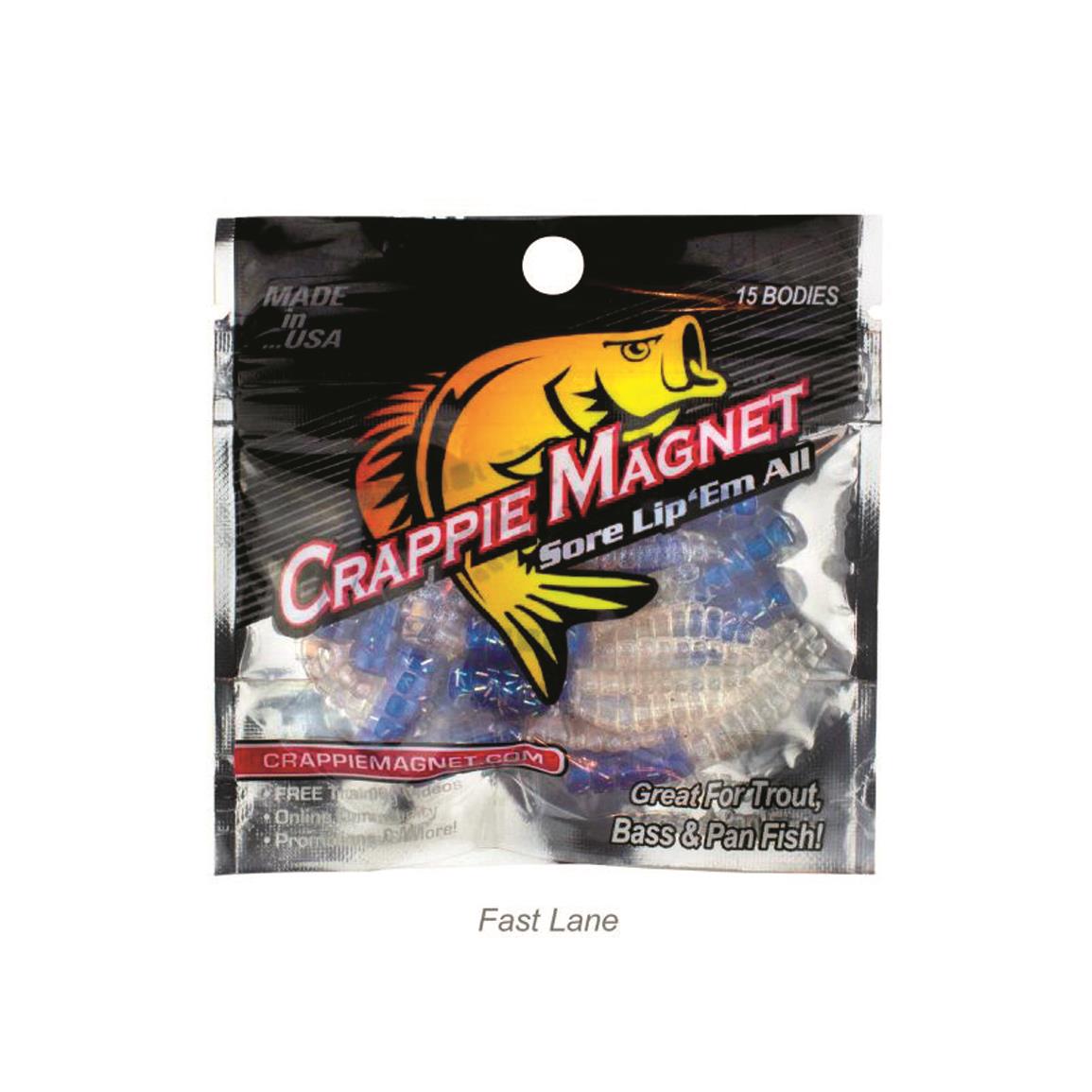 Leland Lures Crappie Magnet Soft Baits 15-Pack